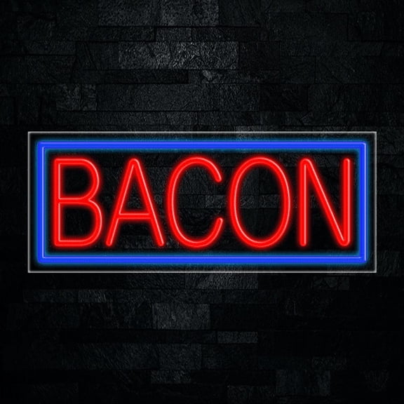 Bacon LED Neon Sign 30"L x 12"H #31356