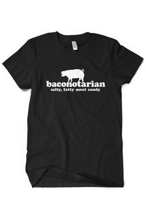 Bacon Lovers T-Shirt - Black, 2XL | Perfect Christmas Gift for Dad and Bacon Fans