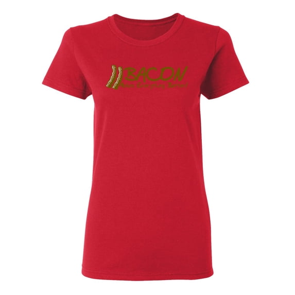 Bacon Makes Everything Better Sarcastic Novelty Gift Idea Adult Humor Funny Women's Casual Tees