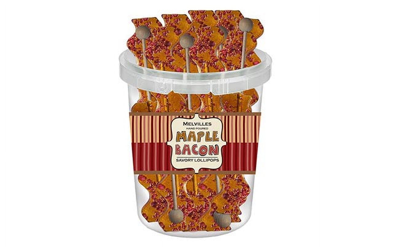 Bacon Maple Flavored Lollipops, 30 Count