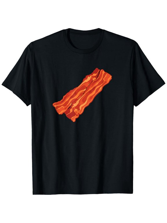 Bacon Meat Bacon Strips - BBQ Barbecue Breakfast Bacon T-Shirt