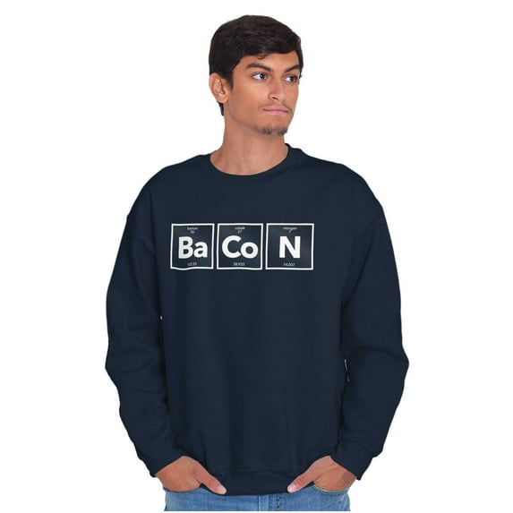 Bacon Meat Lover Sweats Carnivore Unisex Plus Fleece Graphic Sweatshirt Brisco Brands 2X