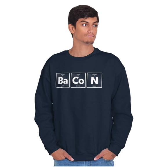 Bacon Meat Lover Sweats Carnivore Unisex Plus Fleece Graphic Sweatshirt Brisco Brands 3X