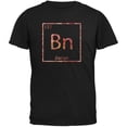 thumbnail image 1 of Bacon Periodic Table Element Black Adult T-Shirt - Small, 1 of 1