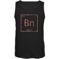 thumbnail image 1 of Bacon Periodic Table Element Black Adult Tank Top, 1 of 1