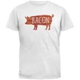 thumbnail image 1 of Bacon Pig Silhouette White Youth T-Shirt - Youth Medium, 1 of 1