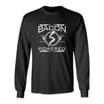 thumbnail image 1 of Bacon Powered Sarcastic Novelty Gift Idea Adult Humor Funny Men's Long Sleeve Shirts, 1 of 3