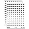 thumbnail image 1 of Bacon Strips Doodle 200+ Round Stickers - White - Matte Finish - 0.50" Size, 1 of 3