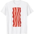 thumbnail image 1 of Bacon T-Shirt Bacon Costume Shirt T-ShirtMen's and women's pure cotton short-sleeved shirts, 1 of 7