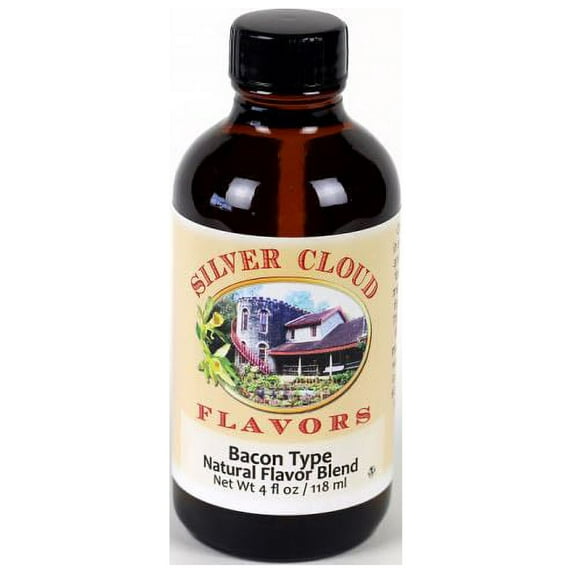 Bacon Type Extract, Natural Flavor Blend - 4 fl. oz. glass bottle