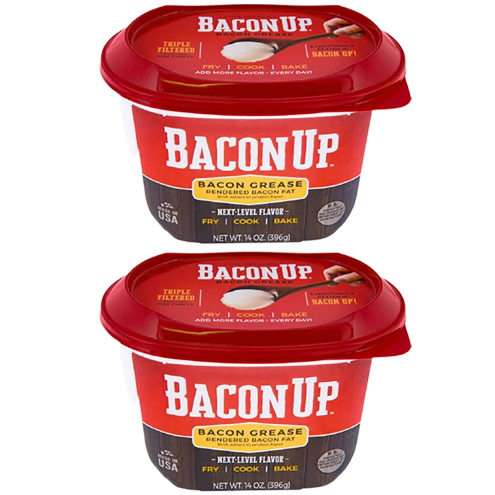 Bacon UpⓇ Bacon Grease SE33 for Cooking 14 Ounce Tub of Authentic