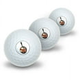 Bacon and Eggs White Breakfast Novelty Golf Balls, 3pk
