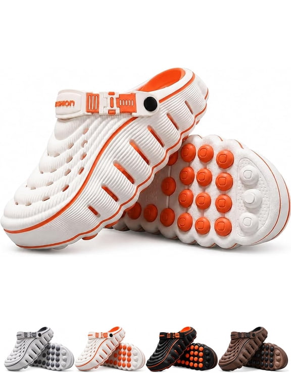 Baconix Cloud Clogs, Lightweight Cushioned Arch Support Slip on EVA Mules Sandals for Men Women