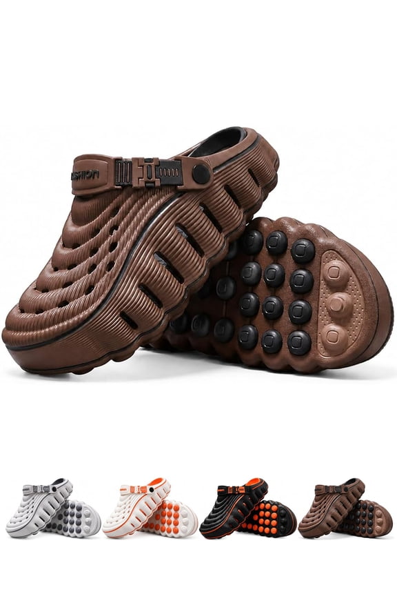Baconix Cloud Clogs, Lightweight Cushioned Arch Support Slip on EVA Mules Sandals for Men Women