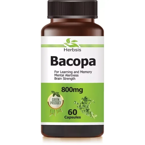 Bacopa, Supports Brain, Promotes Liver Health, Protection Against Neonatal
