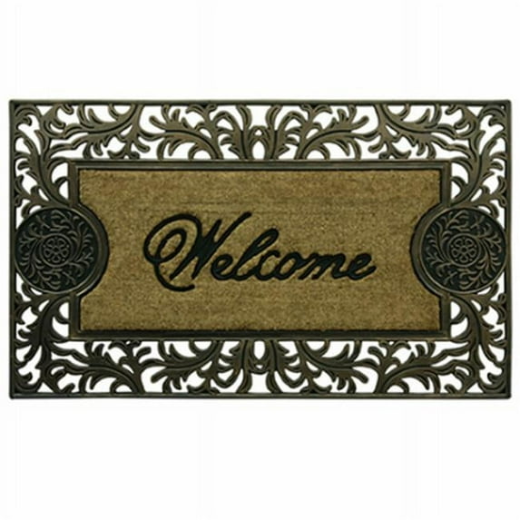 Bacova Guild 236039 23 x 39 in. Coir Rubber Mat