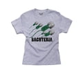 thumbnail image 1 of Bacteria - Bachteria - Music & Science Johann Sebastian Bach Boy's Cotton Youth Grey T-Shirt, 1 of 2