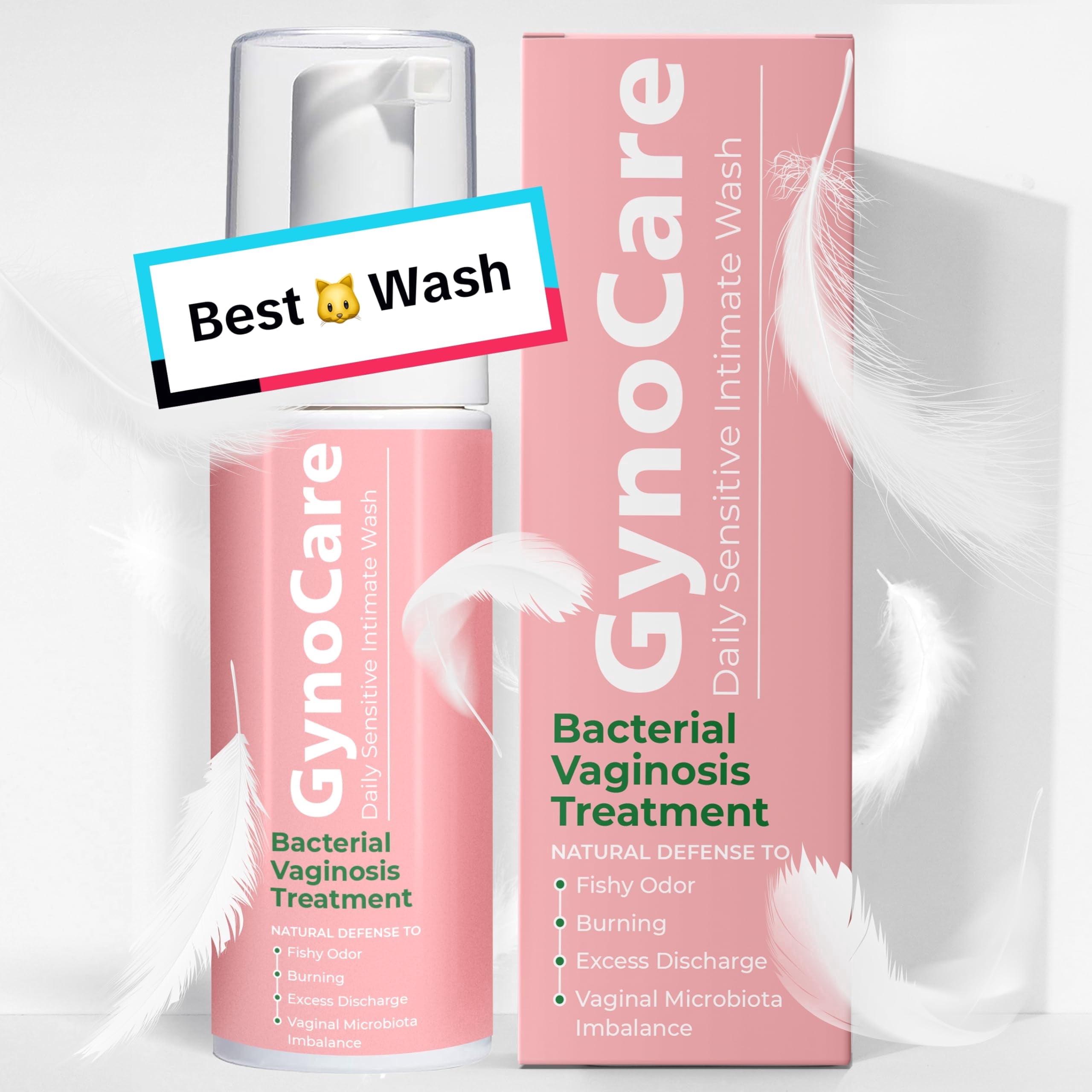 Feminine Wash | BV Treatment For Women | ph Balance Feminine Wash for Bacterial Vaginosis Treatment | Probiotic & Prebiotic Cleanser | Vaginal Dryness Hydration & Odor Control