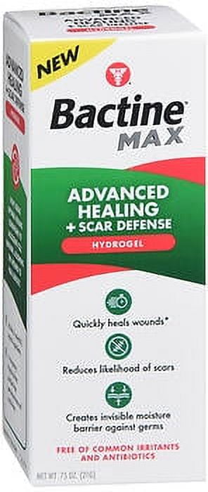 Bactine Max Advanced Hydrogel, 0.75 oz - Wound Treatment for Cuts ...
