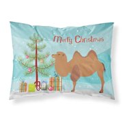 Bactrian Camel Christmas Fabric Standard Pillowcase