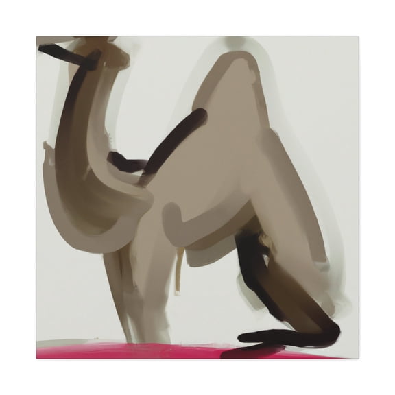 Bactrian Camel Expressionism - Canvas