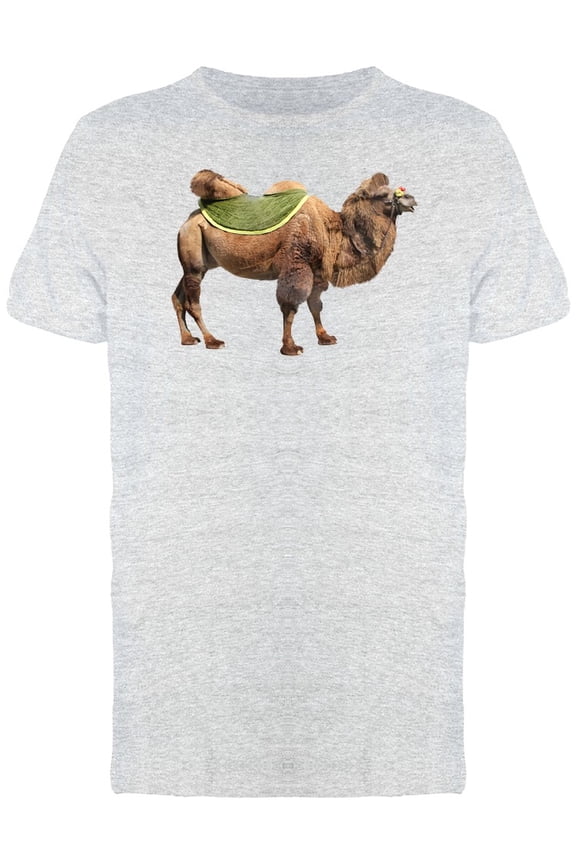 Bactrian Camel With Green Saddle Tee Men's -Image by Shutterstock