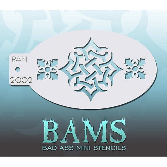 Bad Ass Celtic Knot Mini Stencil BAM2002