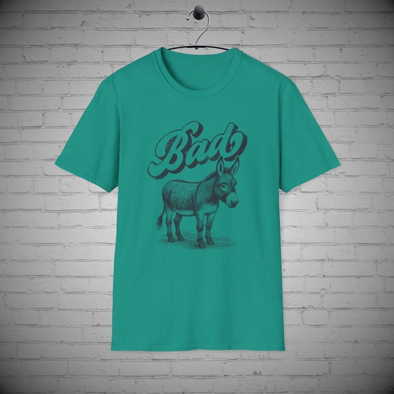 Bad Ass Donkey t-shirt, Funny Donkey Badass tee, Funny animal shirt