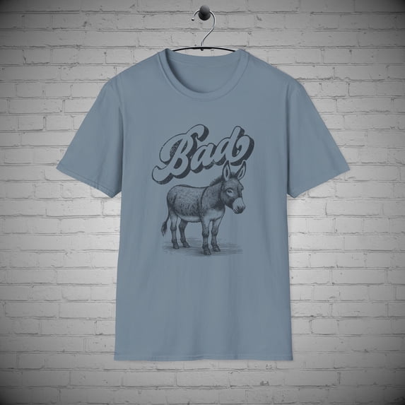 Bad Ass Donkey t-shirt, Funny Donkey Badass tee, Funny animal shirt