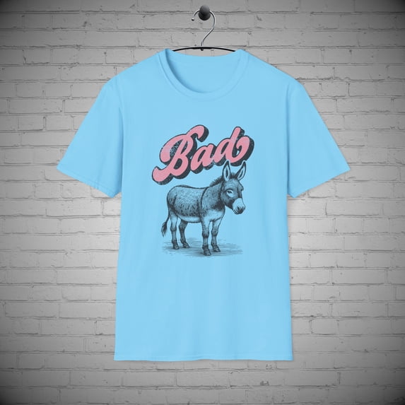 Bad Ass Donkey t-shirt, Funny Donkey Badass tee, Funny animal shirt