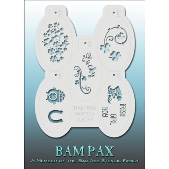 Bad Ass Lucky PAX Stencil BARP3014