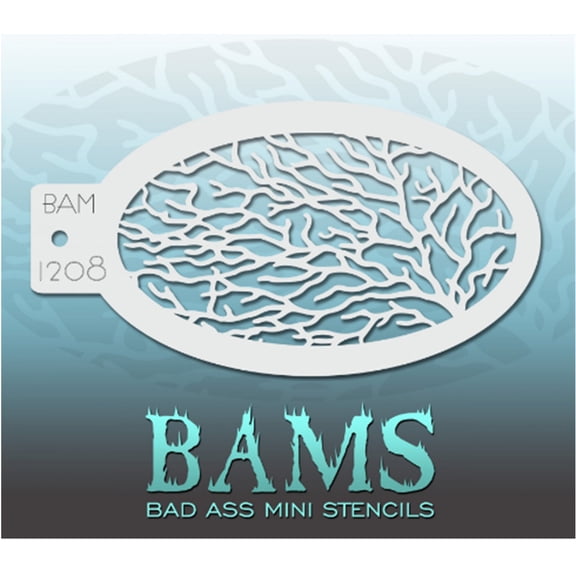 Bad Ass Mini Stencil BAM1208