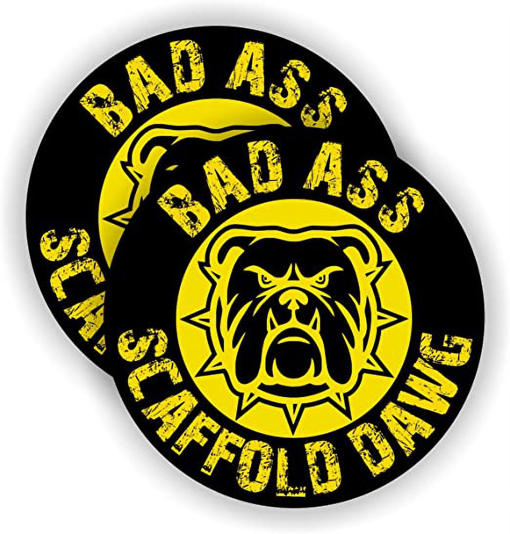 Decal & Sticker Banner Business Signs Dirty Hard Hat Stickers Bad Ass ...