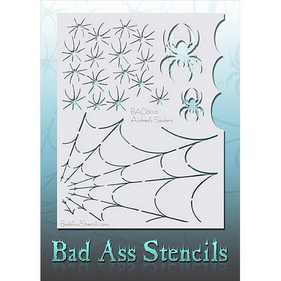 Bad Ass Spiderz Full Size Stencils BAD6013