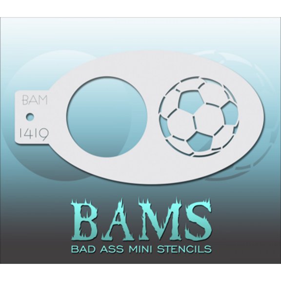 Bad Ass Sports Balls Mini Stencil BAM1419