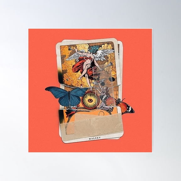 Bad At Love Poster Wall Art, Modern Wall Decor For Living Room Bedroom, 24x24 UNFRAMED