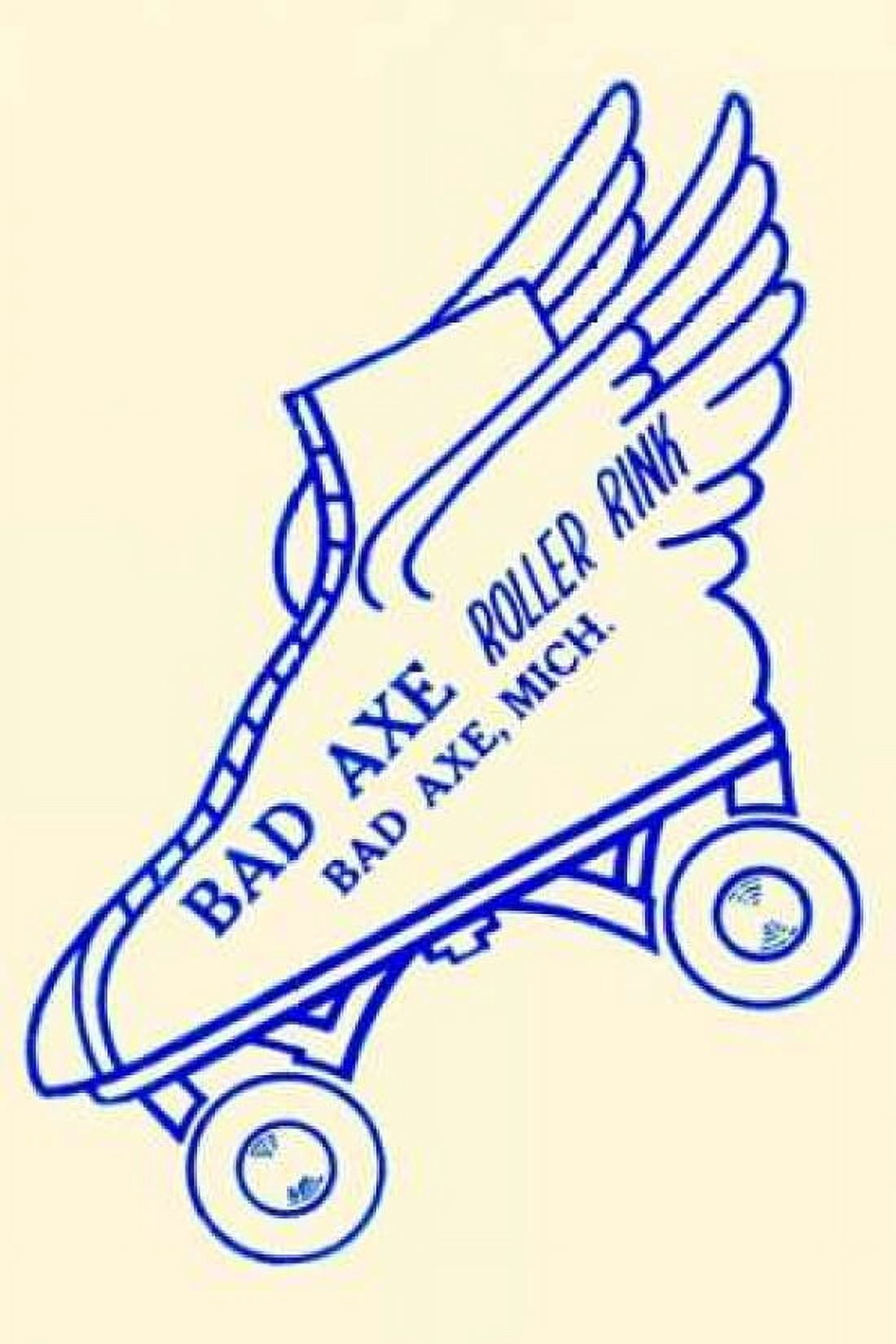 Bad Axe Roller Rink Canvas Art - Retrorollers (12 x 18)