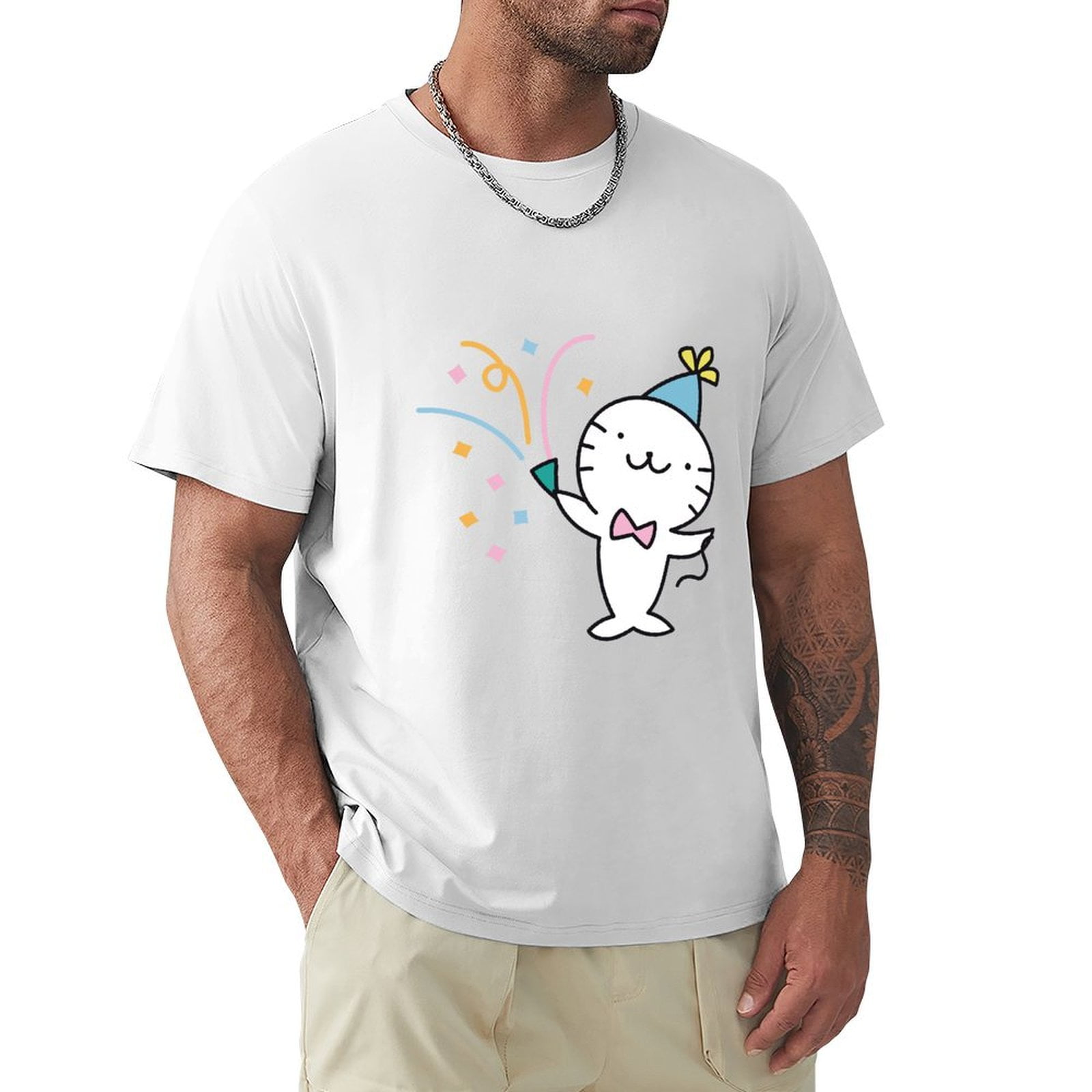 Bad Bad_tz Maru Game Cartoon Funny Men's Anime Shirt Anime Tshirt