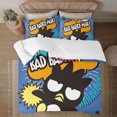 Bad BadtzMaru 3Piece Bedding Set（1 Quilt Cover +2 Pillowcases） For