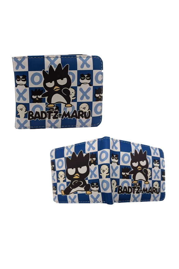 Bad Badtz-Maru Tic Tac Toe - Hello Kitty 4x5" Bi-Fold Wallet