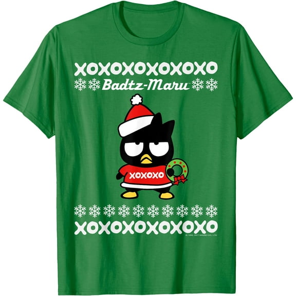 Bad Badtz Maru Ugly Christmas Holiday DTG Print Unisex T-Shirt
