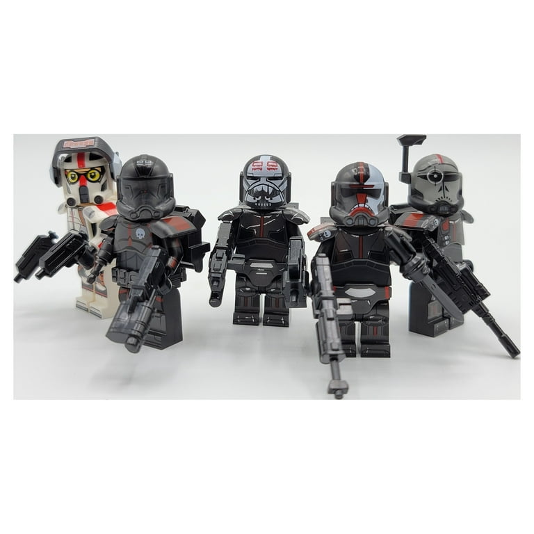 Star Wars Bad Batch 5pcs Mini Figurine Collection Walmart