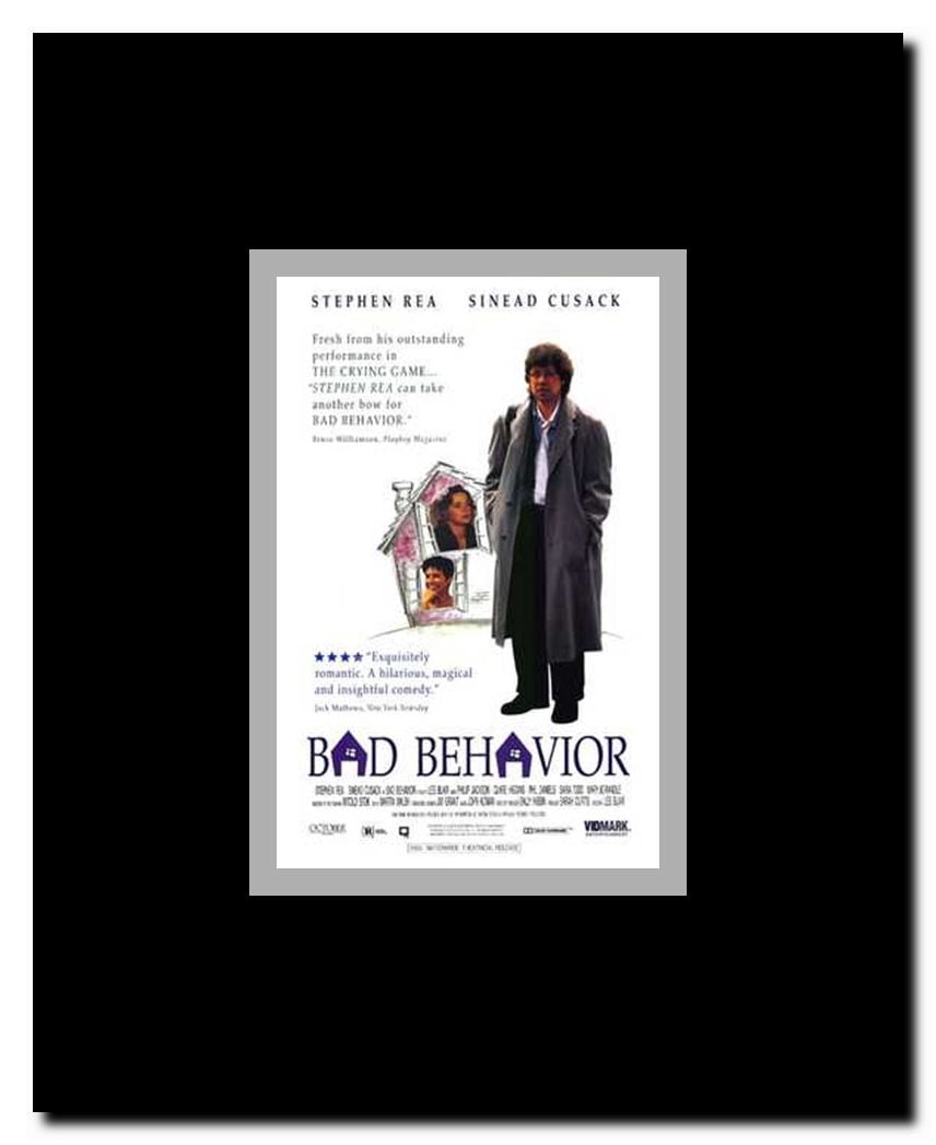 Bad Behavior Framed Movie Poster