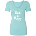 thumbnail image 1 of Bad & Boozy Womens V-Neck T-Shirt, 1 of 3