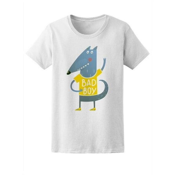 Bad Boy Cute Fox Graphic Tee Women's -Image by Shutterstock