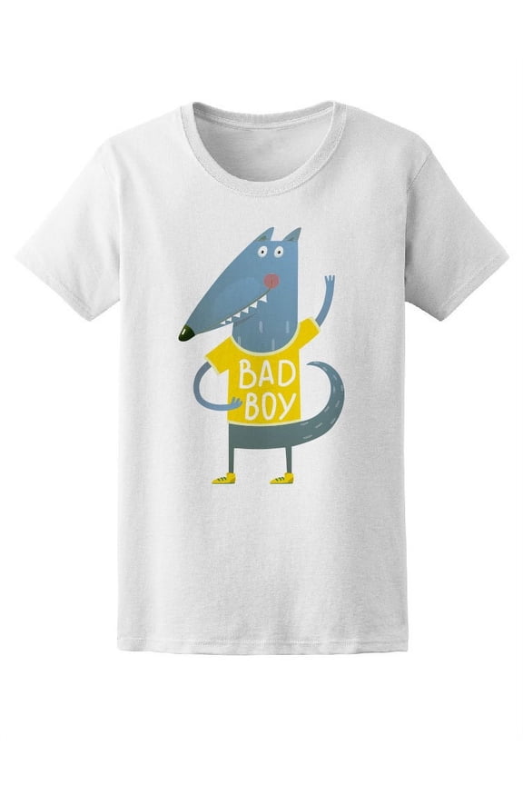 Bad Boy Cute Fox Graphic Tee Women's -Image by Shutterstock
