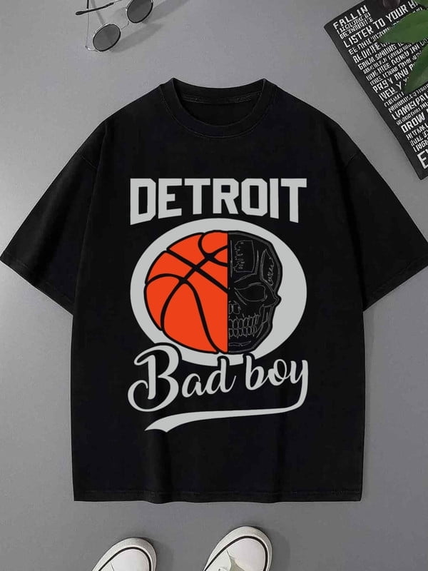 Bad Boy Detroit Tee men Exercise black Running gym Unique Design Unisex ...