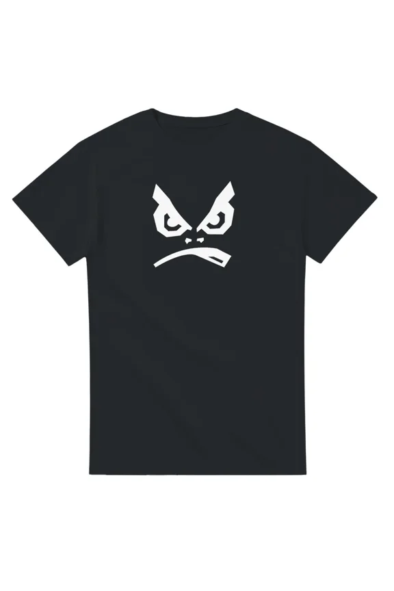 Bad Boy Face Graphic Urban Streetwear Humorous Statement Style Unisex T-Shirt, S-5XL