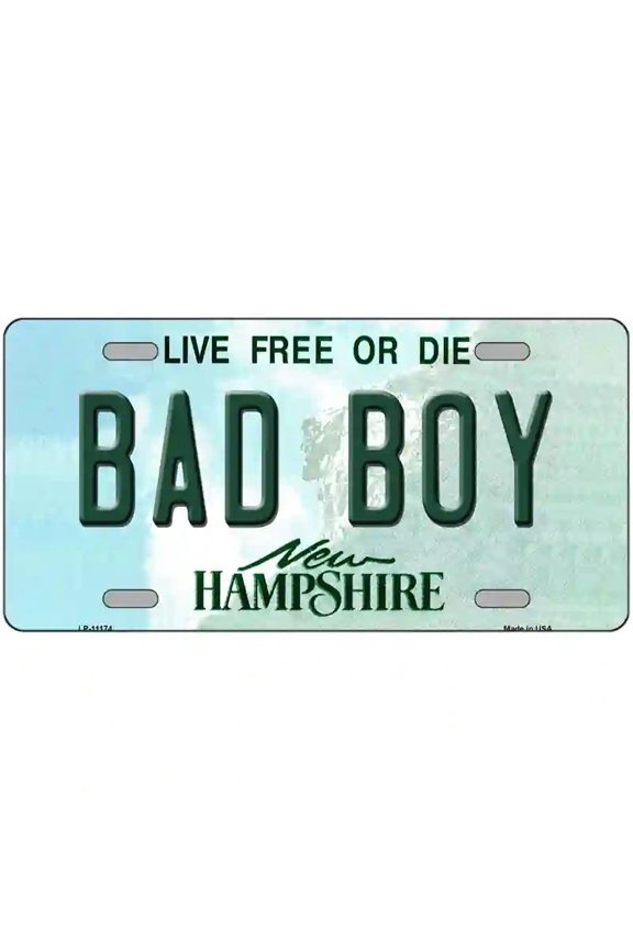 Bad Boy New Hampshire State License Plate 24" x 12" Large
