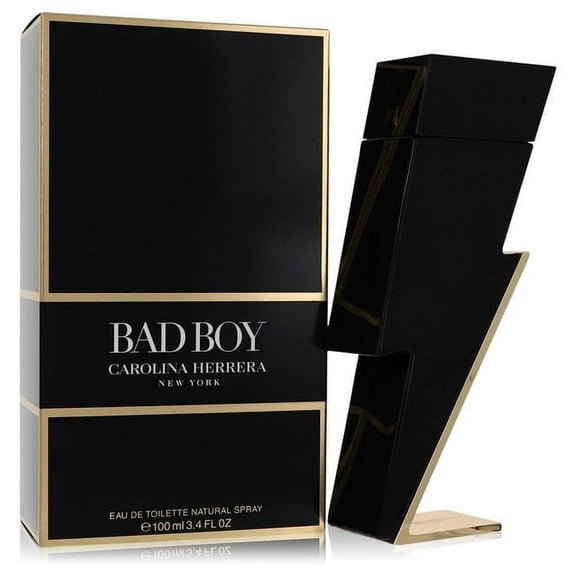 Bad Boy by Carolina Herrera Eau De Toilette Spray 3.4 oz Pack of 2